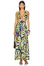 view 1 of 4 Yvette Cut Out Midi Dress in Lime
