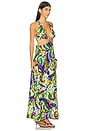 view 2 of 4 Yvette Cut Out Midi Dress in Lime