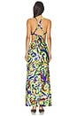 view 3 of 4 Yvette Cut Out Midi Dress in Lime