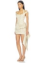 view 2 of 3 ROBE COURTE PAULA in Cream
