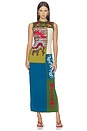 view 1 of 5 Lasso Patchwork Knit Dress in Multi