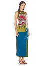 view 2 of 5 Lasso Patchwork Knit Dress in Multi
