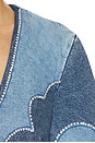 view 5 of 4 Jesse Denim Applique Mini Dress in Blue