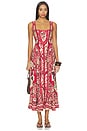 view 1 of 4 Kenny Midi Dress in Red