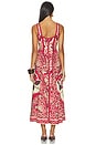 view 4 of 4 Kenny Midi Dress in Red