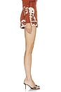 view 4 of 6 Duke Embroidered Short in Rust