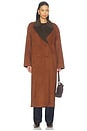 view 2 of 5 Sable Applique Coat in Carmel