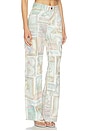 view 2 of 6 Andie Denim Mid Rise Jean in Multi