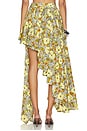 view 4 of 6 Orange Blossom Asymmetric Skirt in Multi