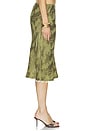 view 4 of 6 Winifred Bias Slip Skirt in Khaki