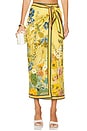 view 1 of 6 Zhivago Cresida Sarong Skirt in Yellow