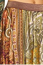 view 7 of 7 Clemenza Spliced Scarf Silk Skirt in Multi