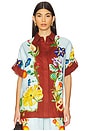 view 2 of 6 Dahlia Floral Top in Multi
