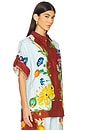view 3 of 6 Dahlia Floral Top in Multi