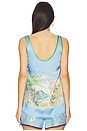 view 3 of 4 Anouk Silk Tank Top in Sky