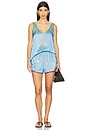 view 4 of 4 Anouk Silk Tank Top in Sky