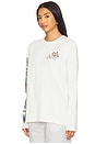 view 3 of 5 Lucky Pace Long Sleeve Logo Tee in Cream