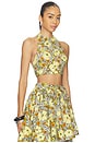 view 2 of 4 Orange Blossom Halter Neck Top in Multi