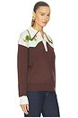 view 2 of 4 Lasso Knit Polo in Chocolate
