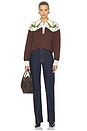 view 5 of 4 Lasso Knit Polo in Chocolate