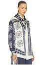 view 4 of 5 Banderra Scarf Silk Shirt in Ink