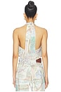 view 4 of 4 Andie Denim Halter Top in Multi