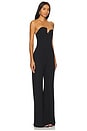 view 2 of 3 Strapless Puzzle Jumpsuit in Black