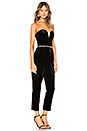 view 2 of 4 x REVOLVE Cherri Jumpsuit in Black Velvet & Rhinestone