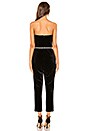 view 3 of 4 x REVOLVE Cherri Jumpsuit in Black Velvet & Rhinestone