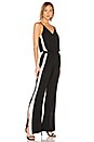 view 2 of 3 Track Jumpsuit in Black & Ivory