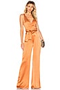 view 1 of 3 x REVOLVE Lamar Jumpsuit in Rust & Ivory Polka Dot