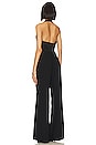 view 3 of 4 Satin Isadore Jumpsuit in Black