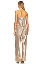 view 3 of 3 Collina Pleated Jumpsuit in Gold