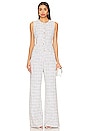 view 1 of 4 Tori Jumpsuit in White & Black