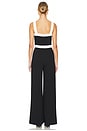 view 3 of 3 Jessel Jumpsuit in Black & Ivory