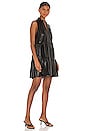 view 2 of 3 Sleeveless Leather Saffron Dress in Black