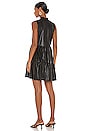 view 3 of 3 Sleeveless Leather Saffron Dress in Black
