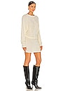 view 2 of 3 Angelica Dress in Cream Rib Knit
