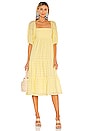 view 1 of 3 Maisie Midi Dress in Yellow in Allegro