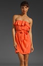 view 1 of 5 Платье Joan без бретелек in Coral