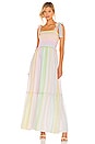 view 1 of 3 Lillet Maxi Dress in Rainbow Chiffon