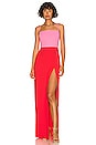 view 1 of 3 X REVOLVE Avani Gown in Shocking Pink & Crimson