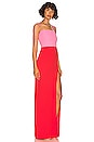 view 2 of 3 X REVOLVE Avani Gown in Shocking Pink & Crimson