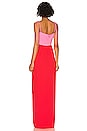 view 3 of 3 X REVOLVE Avani Gown in Shocking Pink & Crimson