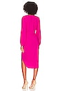 view 3 of 3 x REVOLVE Long Sleeve Roma Dress in Hot Pink