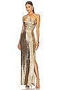 view 1 of 5 x REVOLVE Mckay Gown in Gold Sequin