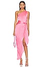 view 1 of 3 ROBE MAXI PALMIRA in Pink Ribbon