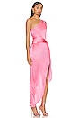 view 2 of 3 ROBE MAXI PALMIRA in Pink Ribbon