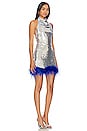 view 2 of 4 Lunaria Dress in Silver & Cobalt