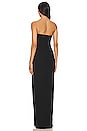 view 3 of 3 X Revolve Strapless Puzzle Gown in Black